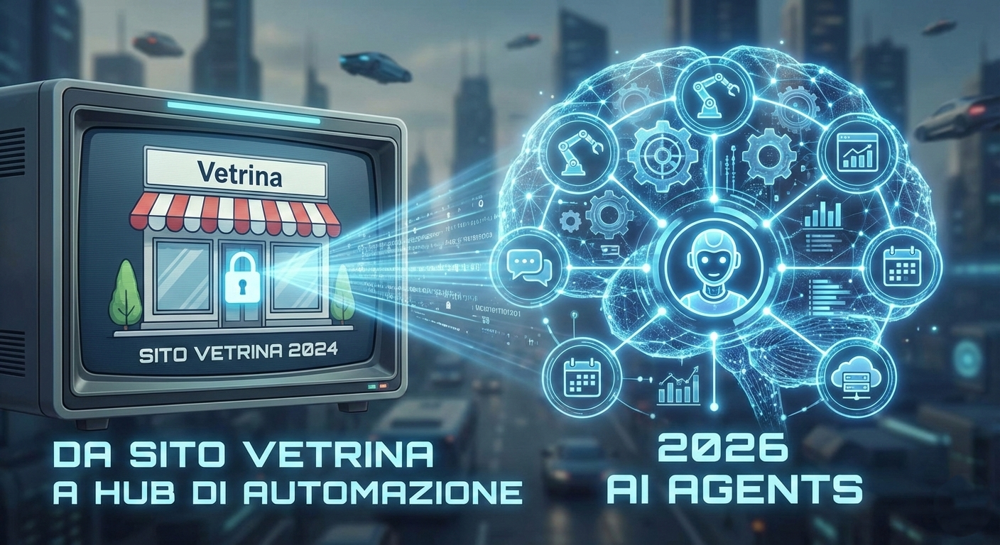 Da Sito Vetrina a Hub di Automazione: Come Trasformare il Tuo Business con gli AI Agents nel 2026